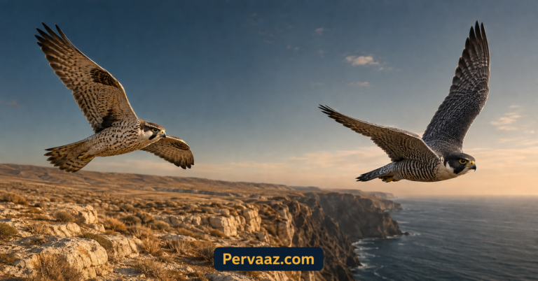 prairie falcon vs peregrine falcon