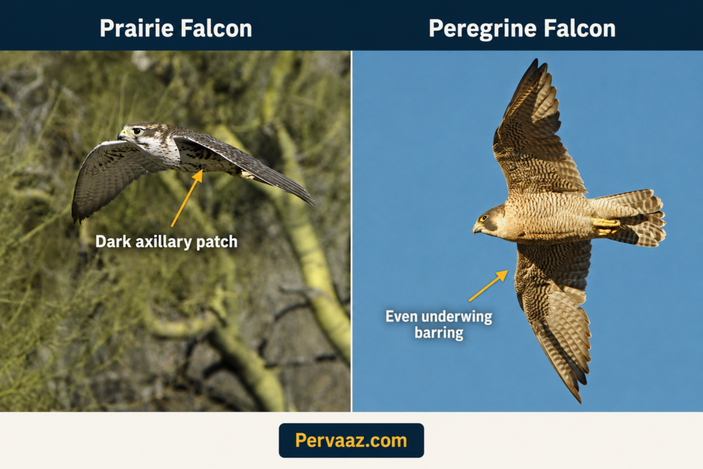 prairie vs peregrine underwing comparison